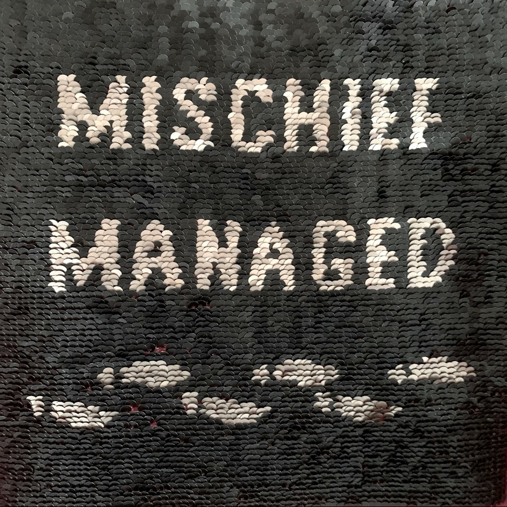 Harry Potter Mischief Managed Sequined Sweater XL